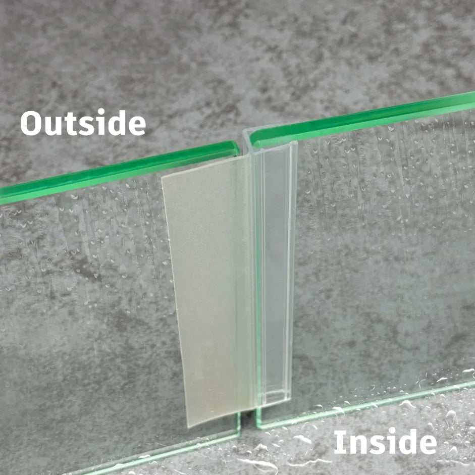 8mm Glass H Shape Seal Gap 5-21mm SIM-0013a