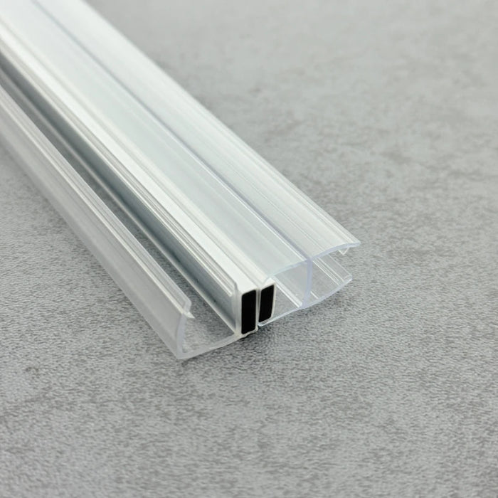 ME81090 clear PVC magnetic shower door seal replacement strip