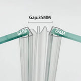 Bi-fold Shower Door Vertical Seal Replacement 6mm Glass D06