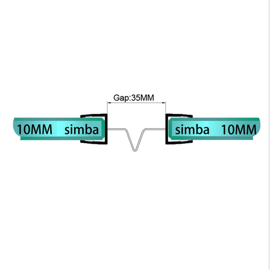 double sided for shower door sweep