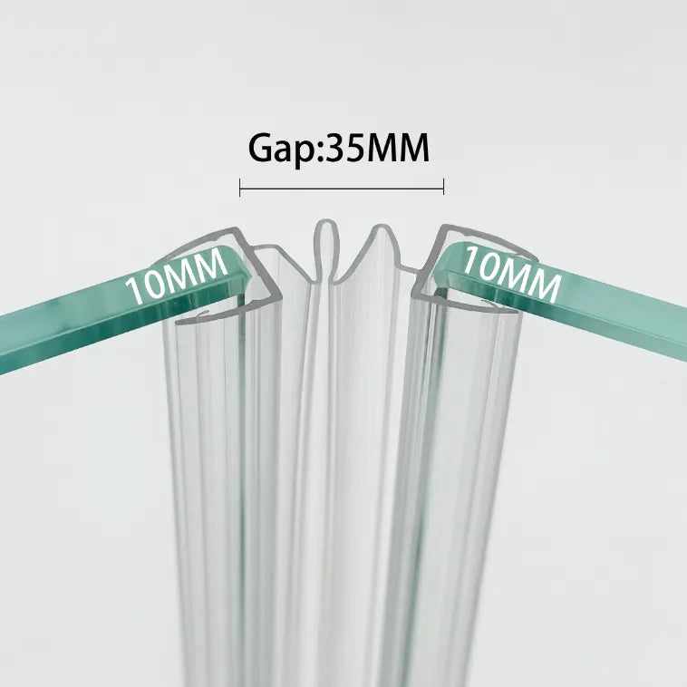 double shower door seal strip