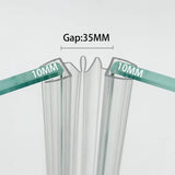 double shower door seal strip