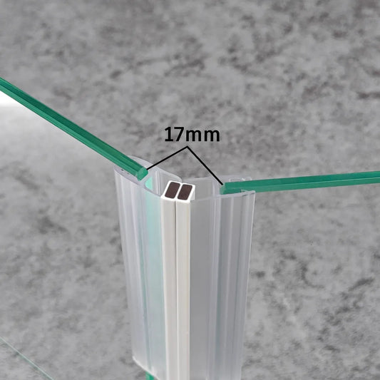 Fits 4-6mm Glass Magnetic Shower Seal 17/20mm Gap 4BMX135