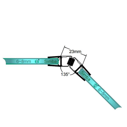 Fits 6-8mm Glass Magnetic Seal DD44, 23mm/24mm Gap
