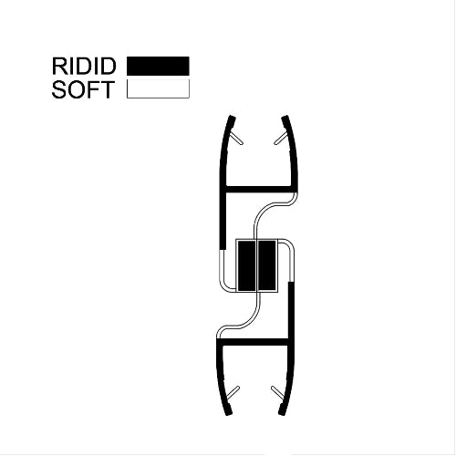 10mm Heavy-Duty Magnetic Shower Seal (180°) - Extra-Wide 26mm Gap MF810