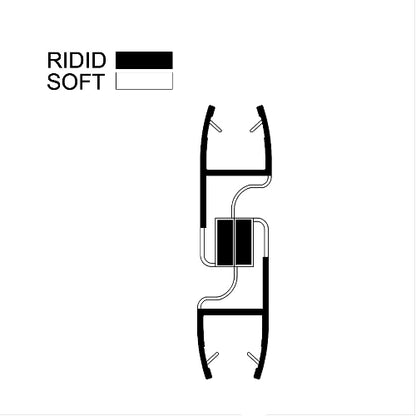 10mm Heavy-Duty Magnetic Shower Seal (180°) - Extra-Wide 26mm Gap MF810