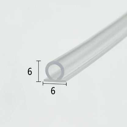 Reinforced Bulb Seal Strip - Impact Resistant Vinyl BU005