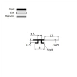 4 Fold Shower Screen Seal ROT03
