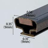 T Shaped Magnetic Shower Door Seal RY2806