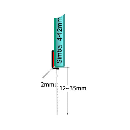 Universal Adhesive Bottom Seal Gap 12-35mm V312S1235H