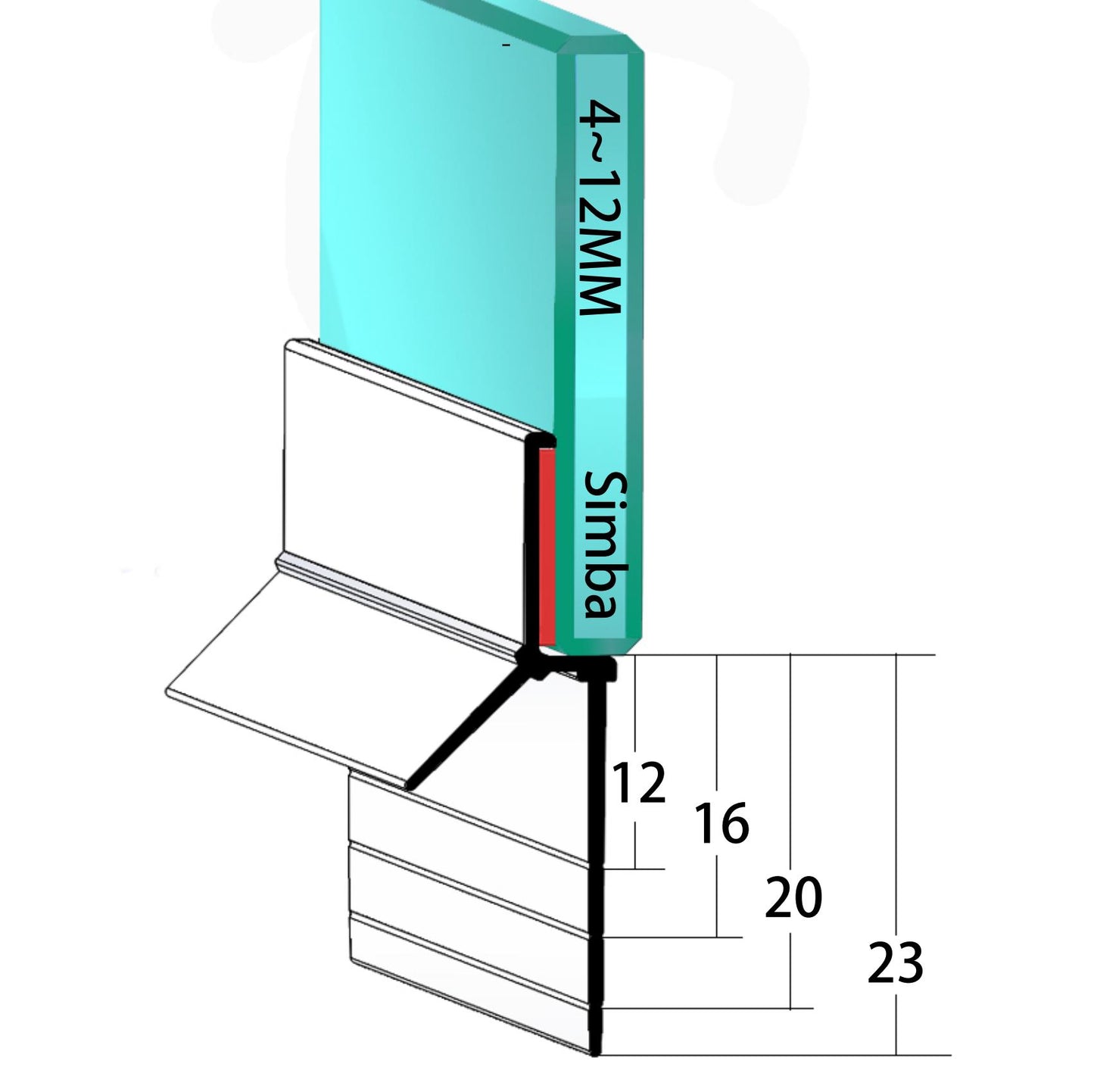 Universal Adhesive Bottom Seal V312S1223