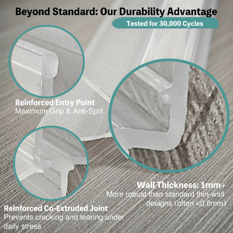 8-10mm Glass Bottom Seal | 16mm Fin V810S16