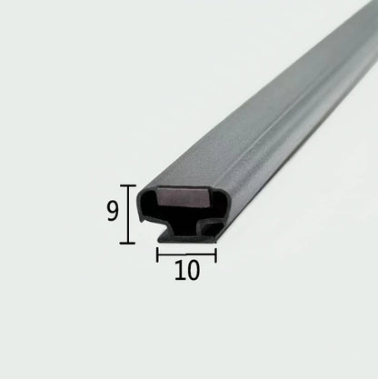 10mm T-slot framed shower door magnetic seal replacement