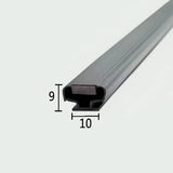 10mm T-slot framed shower door magnetic seal replacement