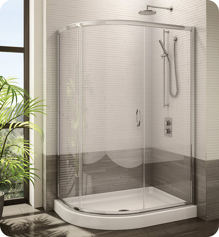 Modern bathroom with a glass shower screen, demonstrating the ideal setting for a 6mm shower screen seal.