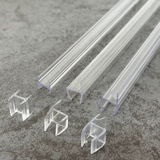 UK f and h transparent shower door seals for sliding door and frameless door