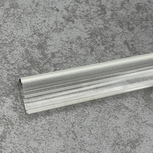Clear frosted PVC profile of the M45B2M magnetic shower door seal for 4–5mm glass