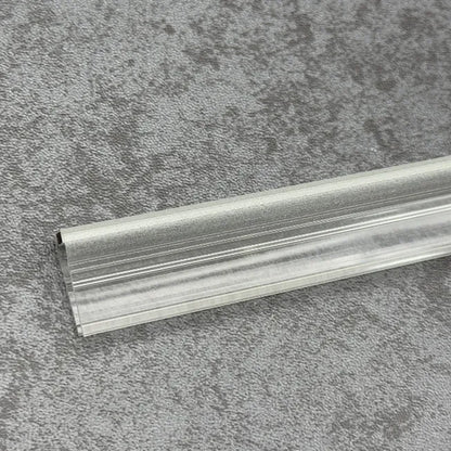 Clear frosted PVC profile of the M45B2M magnetic shower door seal for 4–5mm glass