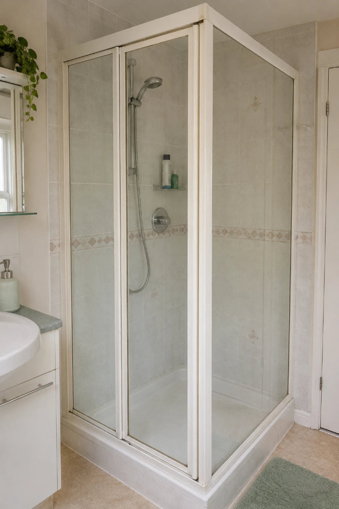Many older framed shower doors can still be used with the right replacement seal.