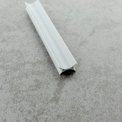 ROT08 compact framed shower door bumper strip for side channel cushioning