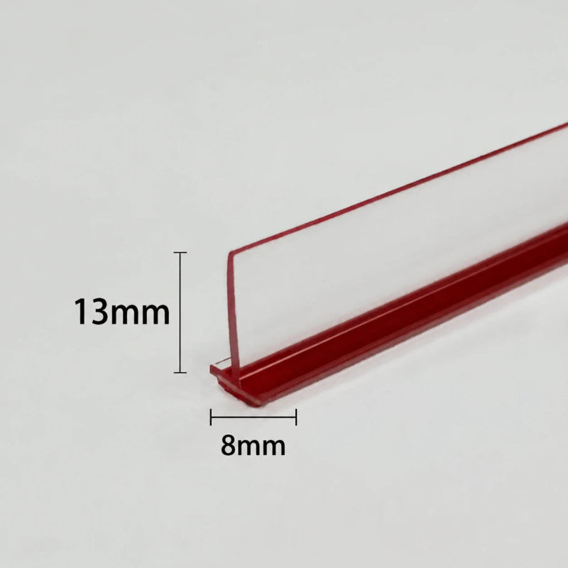 RY3463 13mm T-profile shower threshold strip with 8mm base for framed shower doors and trays