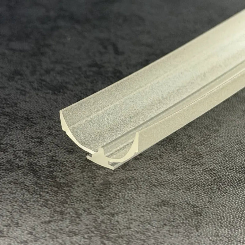 RY7746 clear PVC track-insert seal for framed shower door vertical channels