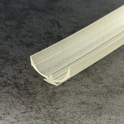 RY7746 clear PVC track-insert seal for framed shower door vertical channels