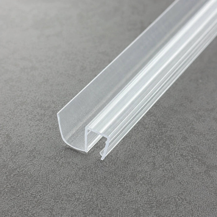 S10DTL shower door bottom seal side profile for 10mm glass