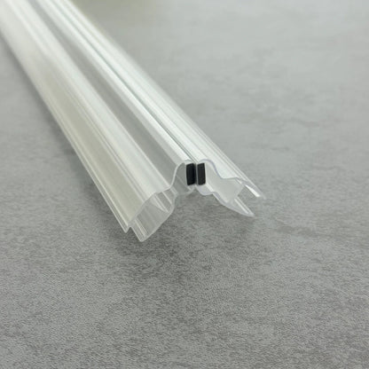 Demonstration of the flexible fin on SIMBA RY3075 adapting to fill irregular shower gaps up to 35mm