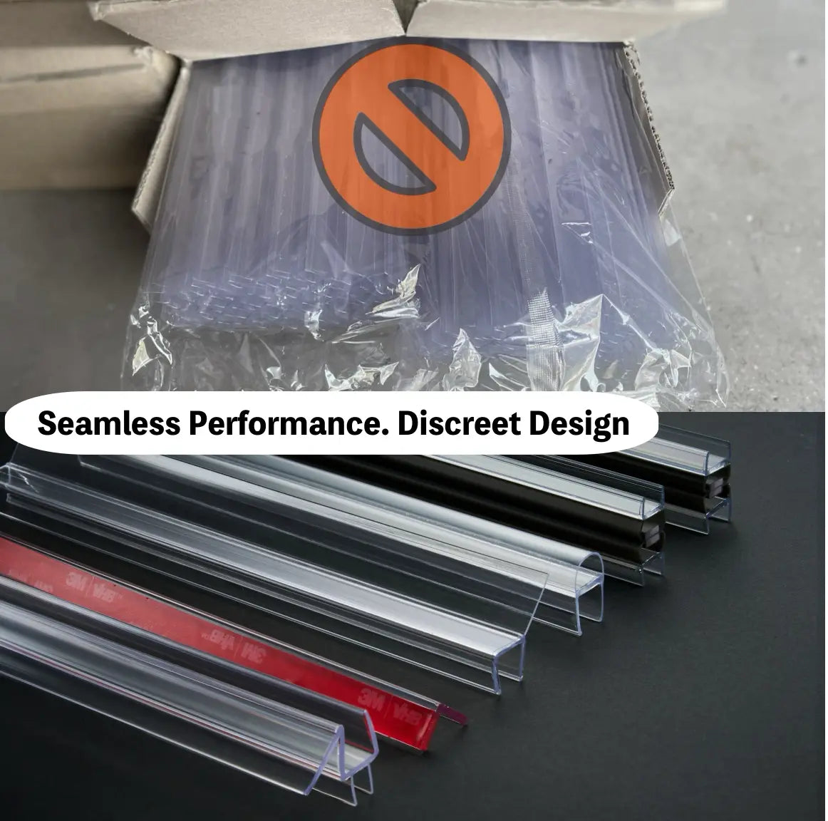 SIMBA shower screen seal, Premium Clarity. Flawless Fit.