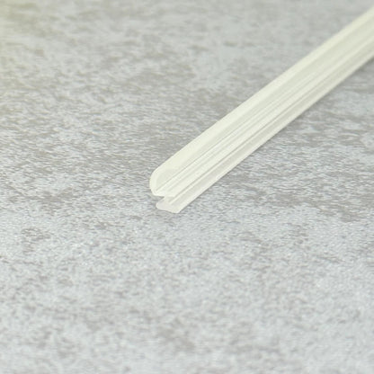 VG005 4mm slim-entry seal for narrow aluminium tracks on framed shower doors