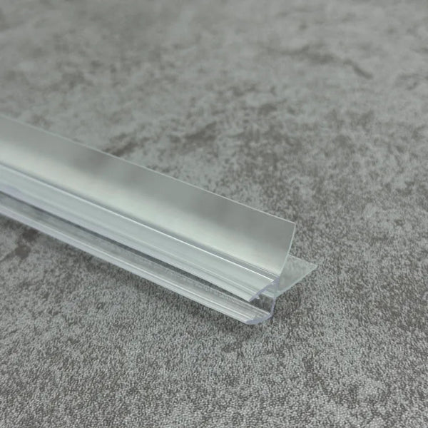 Clear V456S16 shower door bottom seal for 4-6mm glass