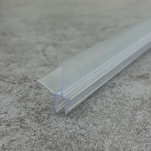 Clear V456S20 shower door bottom seal for 4-6mm frameless glass