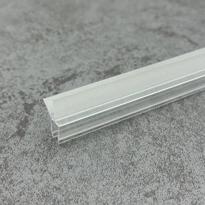 Close-up of the clear PVC V456S8 shower door bottom seal for 4–6mm glass