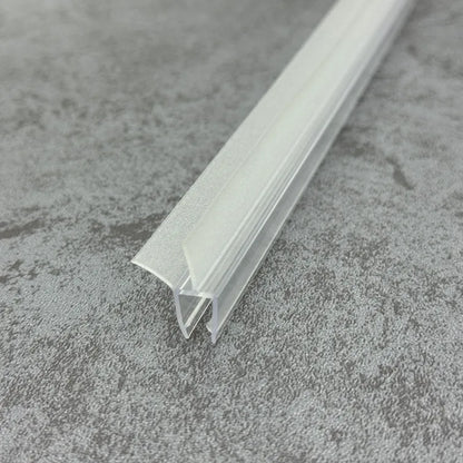 V810S8 shower door bottom seal for 8-10mm glass, clear bottom seal with soft 8mm fin