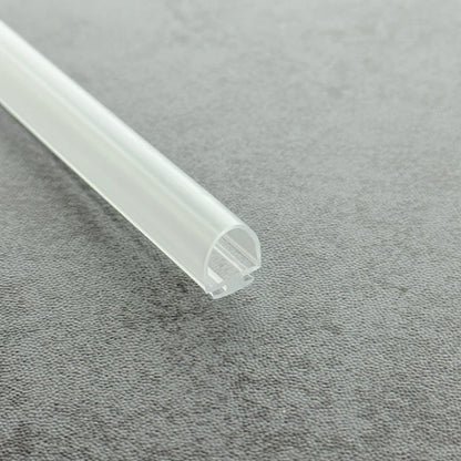 VD002 clear PVC bubble seal for framed sliding and folding shower doors