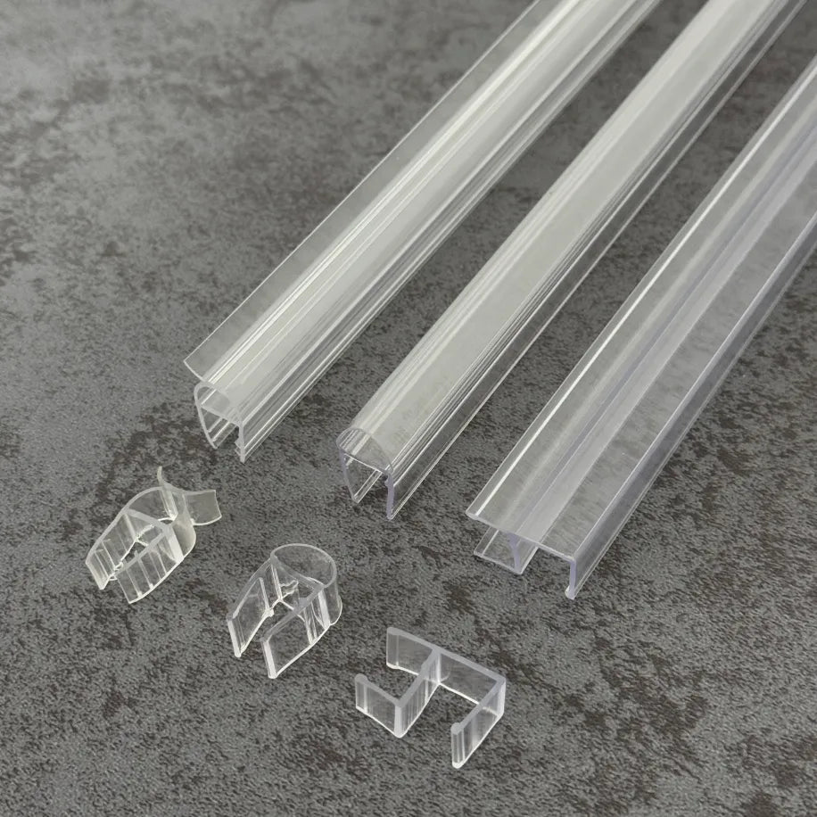 Durable vertical side seals for frameless doors