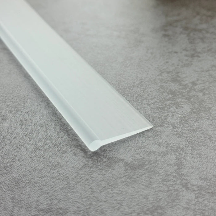 Angled view of the VF002 flexible bottom seal for framed and folding shower doors