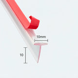 VH009 10mm T-profile self-adhesive shower threshold seal for framed shower doors and trays